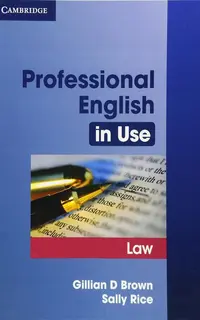 Professional English in Use Law