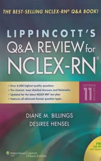 مرور پرسش و پاسخ لیپینکات برای آزمون NCLEX-RN ویراست یازدهم | Lipincott Q&A Review for NCLEX-RN 2014