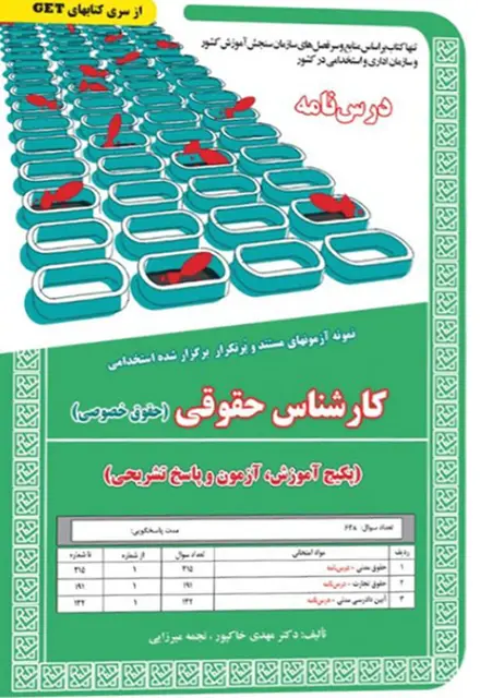 کتاب نمونه آزمون های استخدامی کارشناس حقوقی - حقوق خصوصی (درسنامه و سوالات با پاسخ تشریحی) - تصویر 1