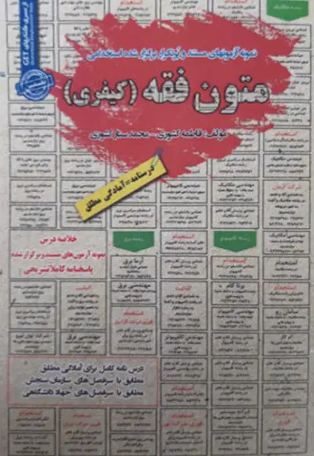 کتاب استخدامی متون فقه (کیفری) - تصویر 1